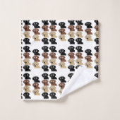 labo 3 couleurs tête de dessin (Gant de toilette)