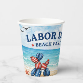 Labor Day-feestuitnodigingen Papieren Bekers