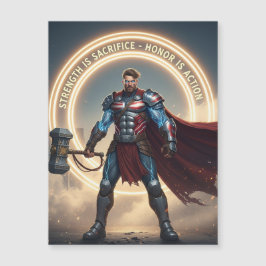 Labor Day Magnetische Kaart – Kracht is Heilig