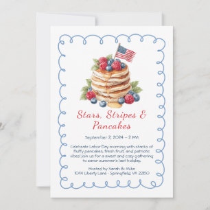 Labor Day Pannenkoeken Brunch Uitnodiging – Patrio