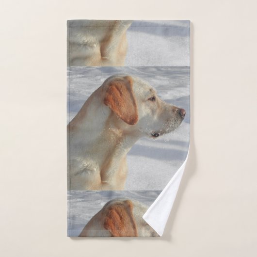 laboratoire jaune 4 (Serviette à main)