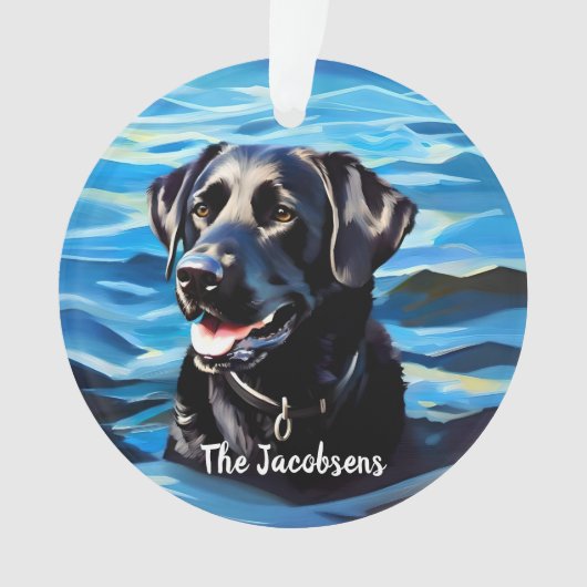 Laboratoire noir dans l'eau (devant)