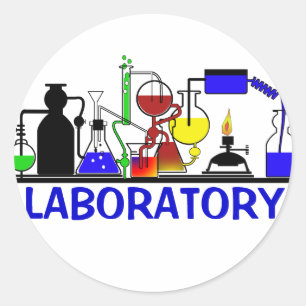 LABORATORIUM GLASWERK SETUP STICKERS
