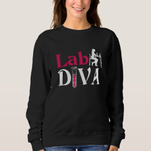 Laboratorium Lab Diva Lab Tech Chemist Trui