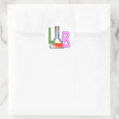 LABORATORIUM LAB FLASK LOGO RONDE STICKER (Tas)