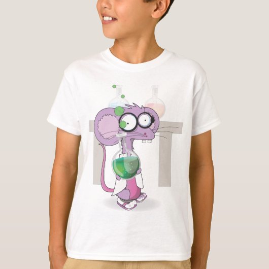 Laboratorium muis t-shirt (Voorkant)
