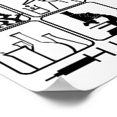 LABORATORIUM POSTER - BEKERS, SPUITEN (Hoek)