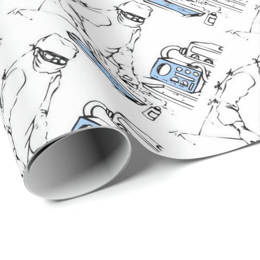 Laboratoriumarbeider Cadeaupapier (Rol Hoek)