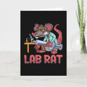 Laboratoriumchemicus voor Lab Tech Lab Rat Kaart (Voorkant)