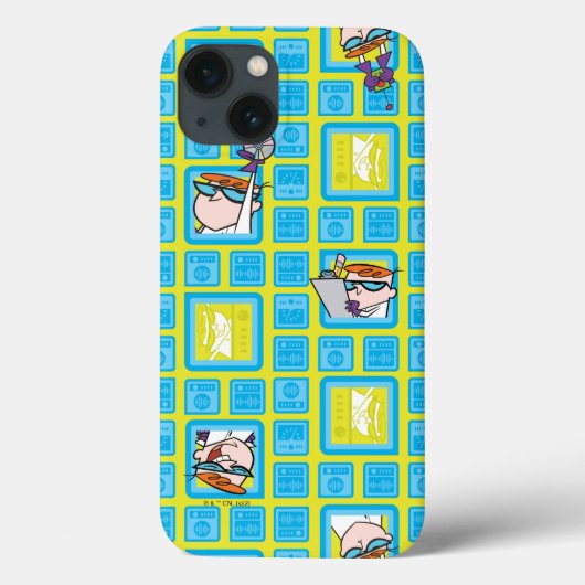 Laboratoriumexperimentatiepatroon van Dexter Case-Mate iPhone Case (Achterkant)