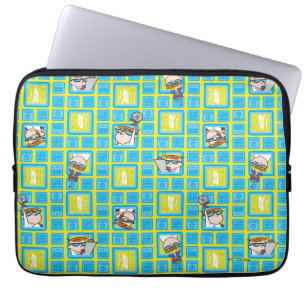 Laboratoriumexperimentatiepatroon van Dexter Laptop Sleeve