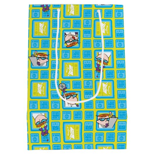 Laboratoriumexperimentatiepatroon van Dexter Medium Cadeauzakje (Achterkant)