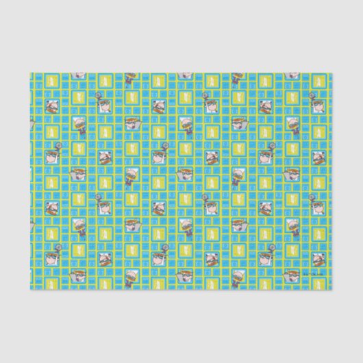 Laboratoriumexperimentatiepatroon van Dexter Tissuepapier (Voorkant)