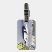 laboratoriumgroep slapen bagagelabel (Voorkant verticaal)