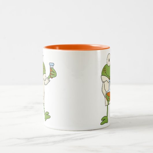 Laboratoriumkikker Tweekleurige Koffiemok (Center)