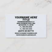 Laboratoriummanager Lab Visitekaartje (Achterkant)