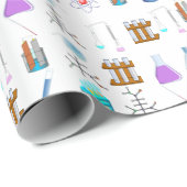 Laboratoriummateriaalchemie Cadeaupapier (Rol Hoek)