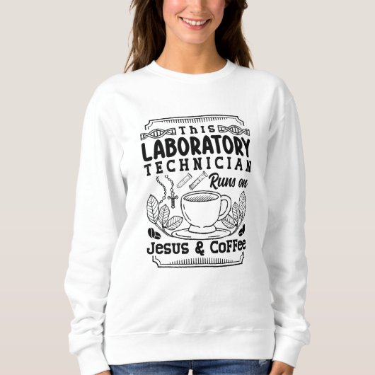 Laboratoriumtechnicus Chemist Lab Tech Trui (Voorkant)