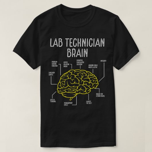 Laboratoriumtechnicus Lab Tech Laboratory Scientis T-shirt (Design voorkant)