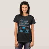 Laboratoriumtechnicus Medical Funny Lab Tech T-shirt (Voorkant volledig)