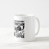 Laboratoriumtechnicus van Lab Cats Coffee Science Koffiemok (Voorkant rechts)