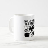 Laboratoriumtechnicus van Lab Cats Coffee Science Koffiemok (Voorkant links)