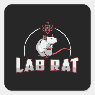 Laboratoriumtechnicus Vierkante Sticker