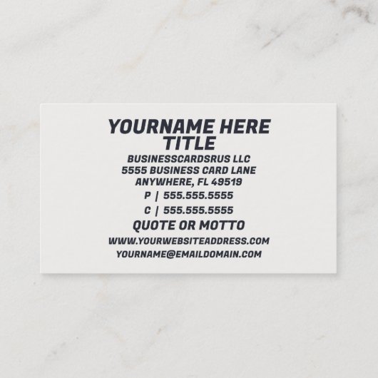 Laboratoriumtechnicus Visitekaartje (Achterkant)