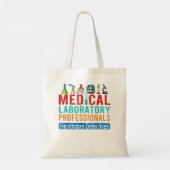 Laboratoriumweek Medische Laboratoria Professionel Tote Bag (Achterkant)