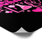 Laboratory Heart Valentine Lab Technologist Scienc Poster (Hoek)