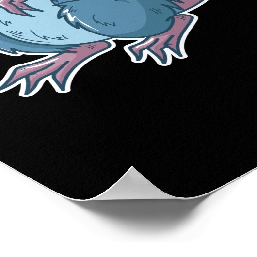 Laborratte mit Chemikalien und Reagenzglas Nerd Poster (Hoek)