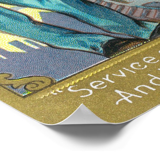 Labour Day Souvenir Laboratories with Lady Justice Poster (Hoek)