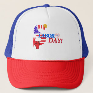 LABOUR DAY TSHIRTS VERENIGDE STATEN TRUCKER PET