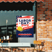 Labour Day USA Flag Hard Pet Party Event Poster
