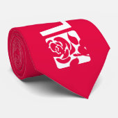 Labour Party in het Verenigd Koninkrijk Stropdas (Opgerold)