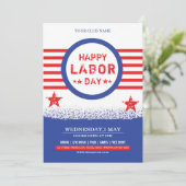 Labourdagbrochure Kaart (Staand voorkant)