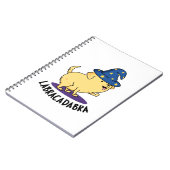 Labra-cadabra Funny Labrador Magic Dog Pun Notitieboek (Linkerzijde)