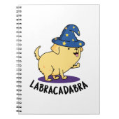 Labra-cadabra Funny Labrador Magic Dog Pun Notitieboek (Voorkant)