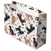 Labradoedle-Botten en -pokken Groot Cadeauzakje (Achterkant Gekanteld)