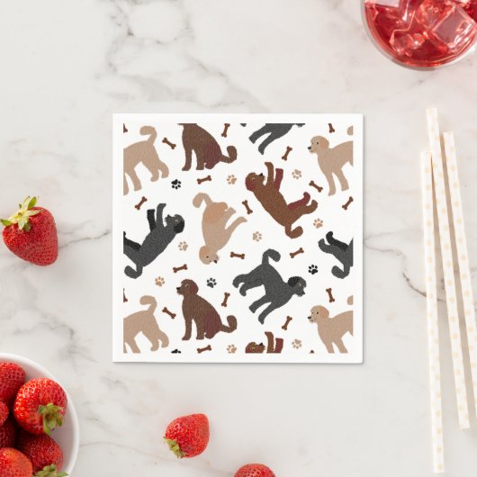 Labradoedle-Botten en -pokken Servet (Insitu)