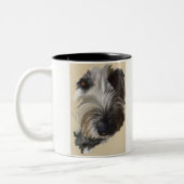 Labradoedle Coffee-Mok - Oorspronkelijke kunst Tweekleurige Koffiemok (Links)