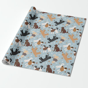 Labradoedle/Goldendoedle Botten en pokken Cadeaupapier