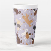 Labradoedle/Goldendoedle Botten en pokken Latte Mok (Voorkant)