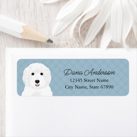 Labradoedle Return Address Labels (Insitu)