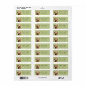 Labradoedle Return Address Labels (Full Sheet)