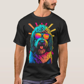 Labradoedle Unique Artwork Colorful Art T-shirt