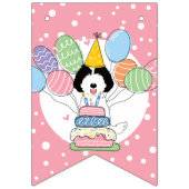 Labradoodle Anniversaire Fête Drapeaux (Premier drapeau)