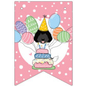 Labradoodle Anniversaire Fête Drapeaux (Premier drapeau)