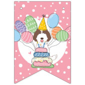 Labradoodle Anniversaire Fête Drapeaux (Premier drapeau)