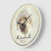 Labradoodle Art Gifts Grote Klok (Hoek)